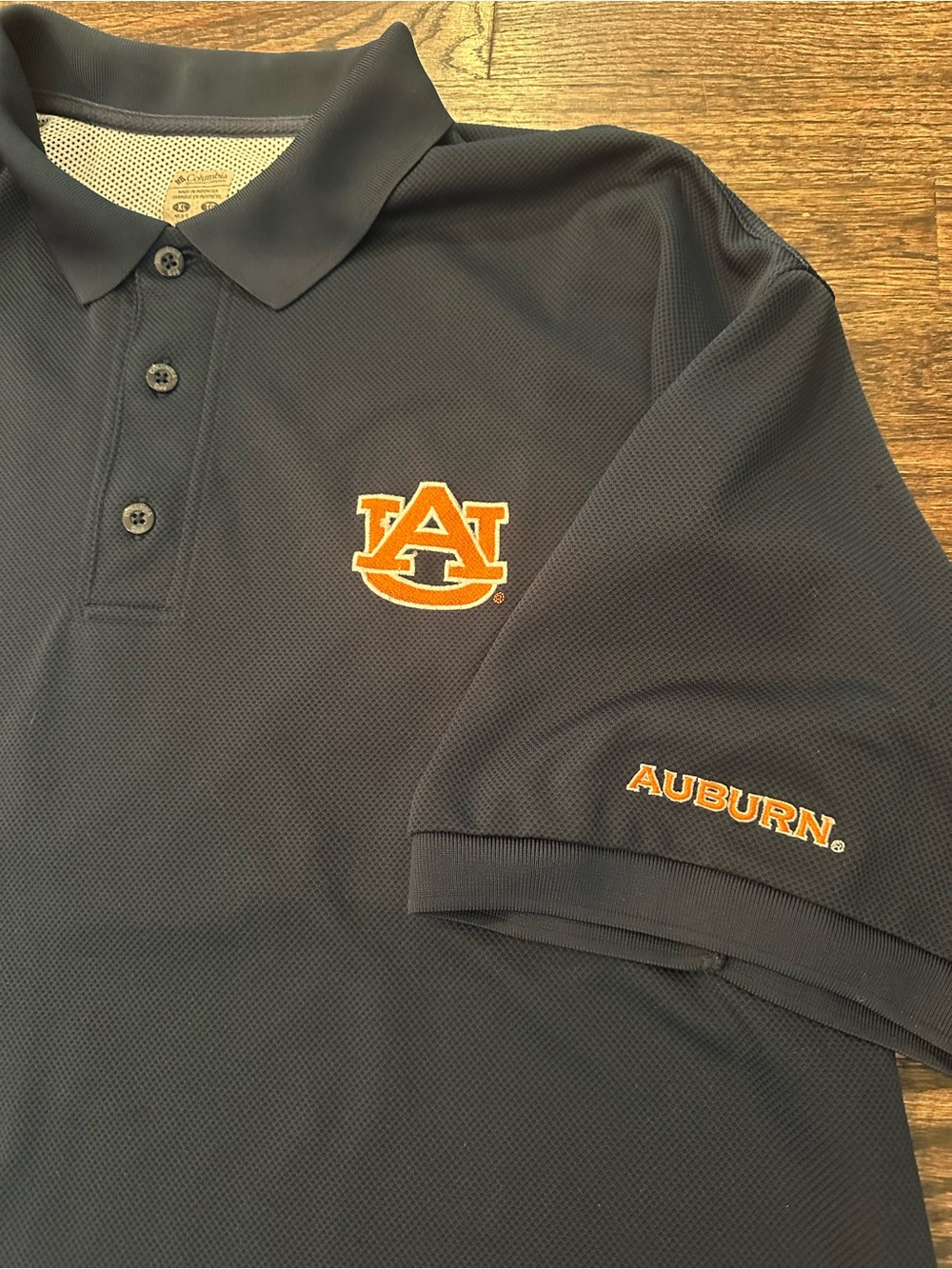 Columbia PFG Auburn Tigers Navy Performance Polo XL - Picture 5 of 8